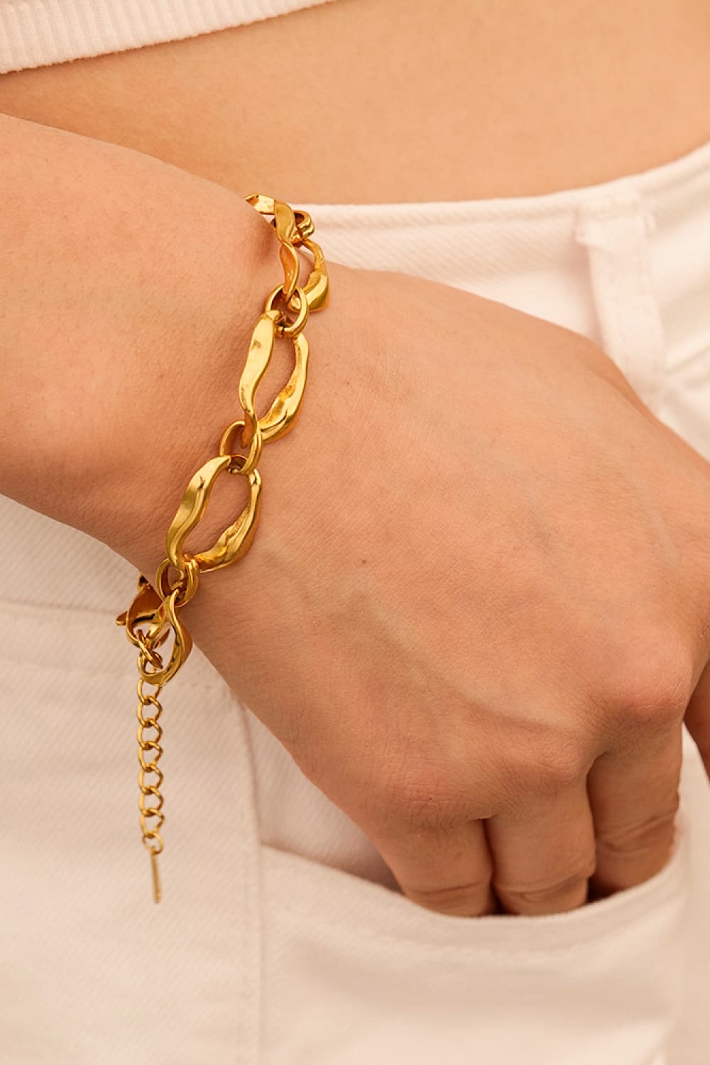 18K Gold-Plated Stainless Steel Bracelet - Uylee's Boutique