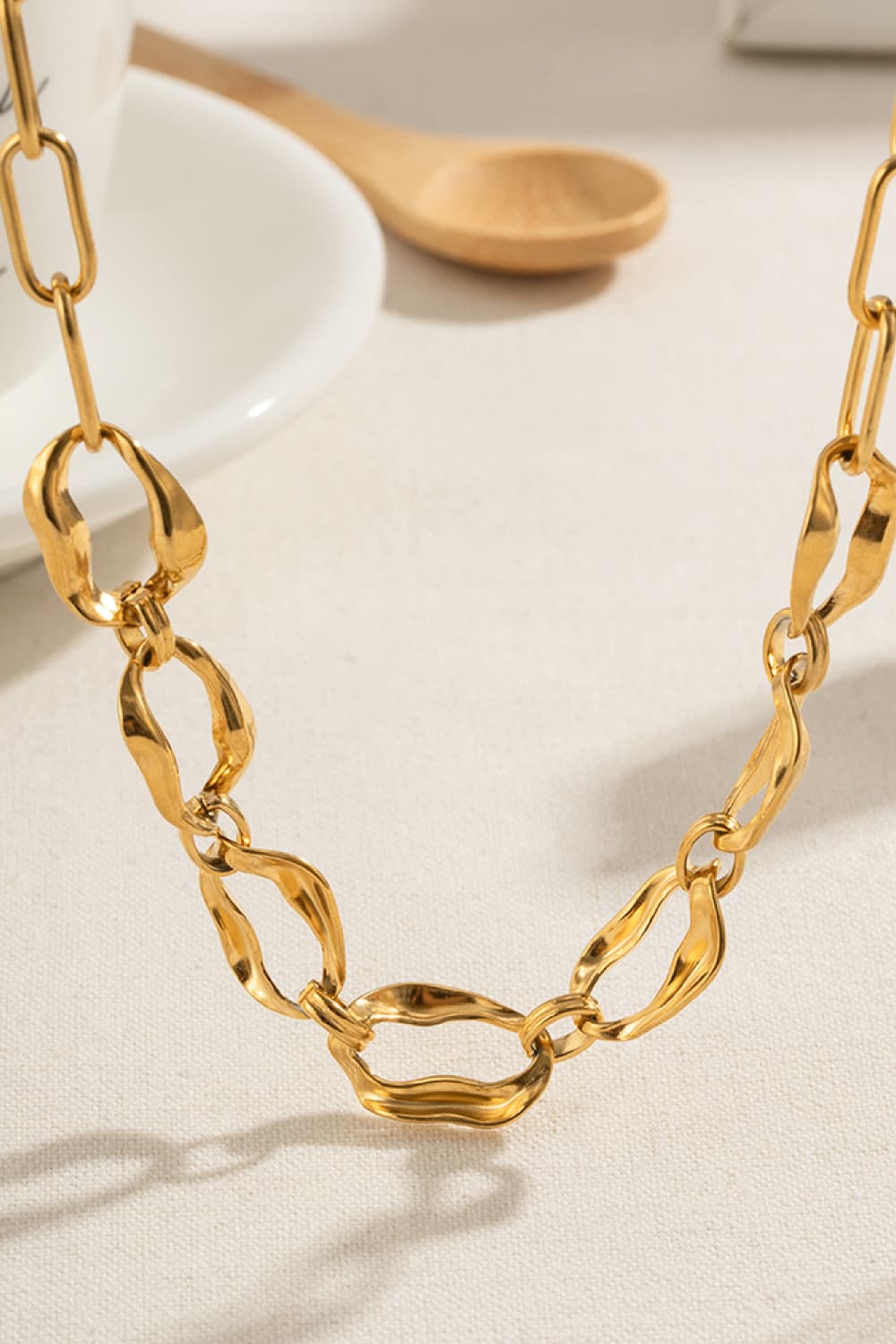 18K Gold-Plated Stainless Steel Necklace - Uylee's Boutique