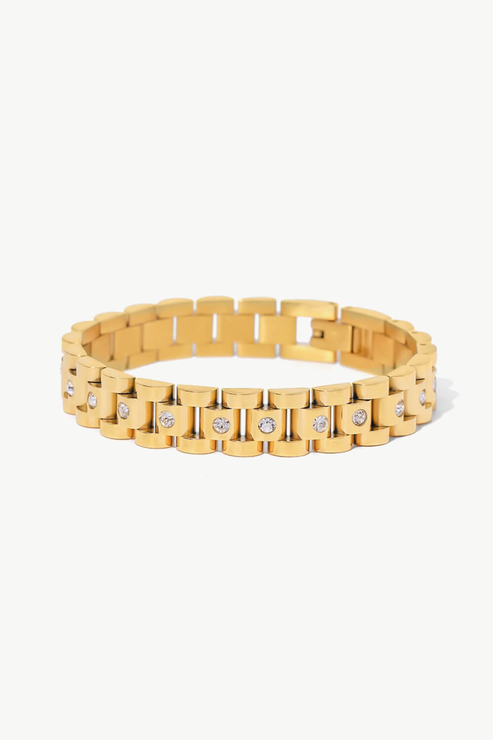 18K Gold-Plated Watch Band Bracelet - Uylee's Boutique