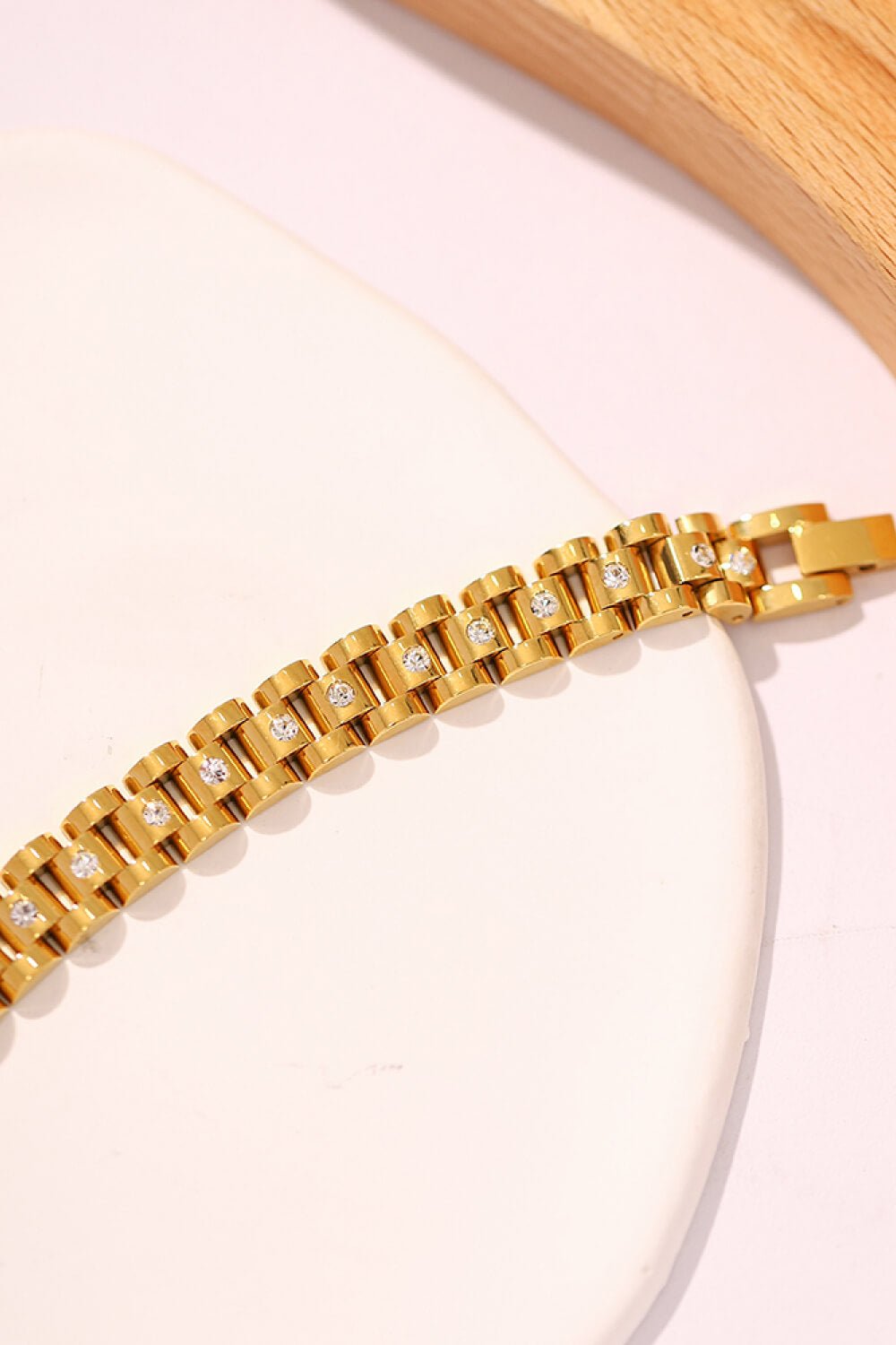 18K Gold-Plated Watch Band Bracelet - Uylee's Boutique