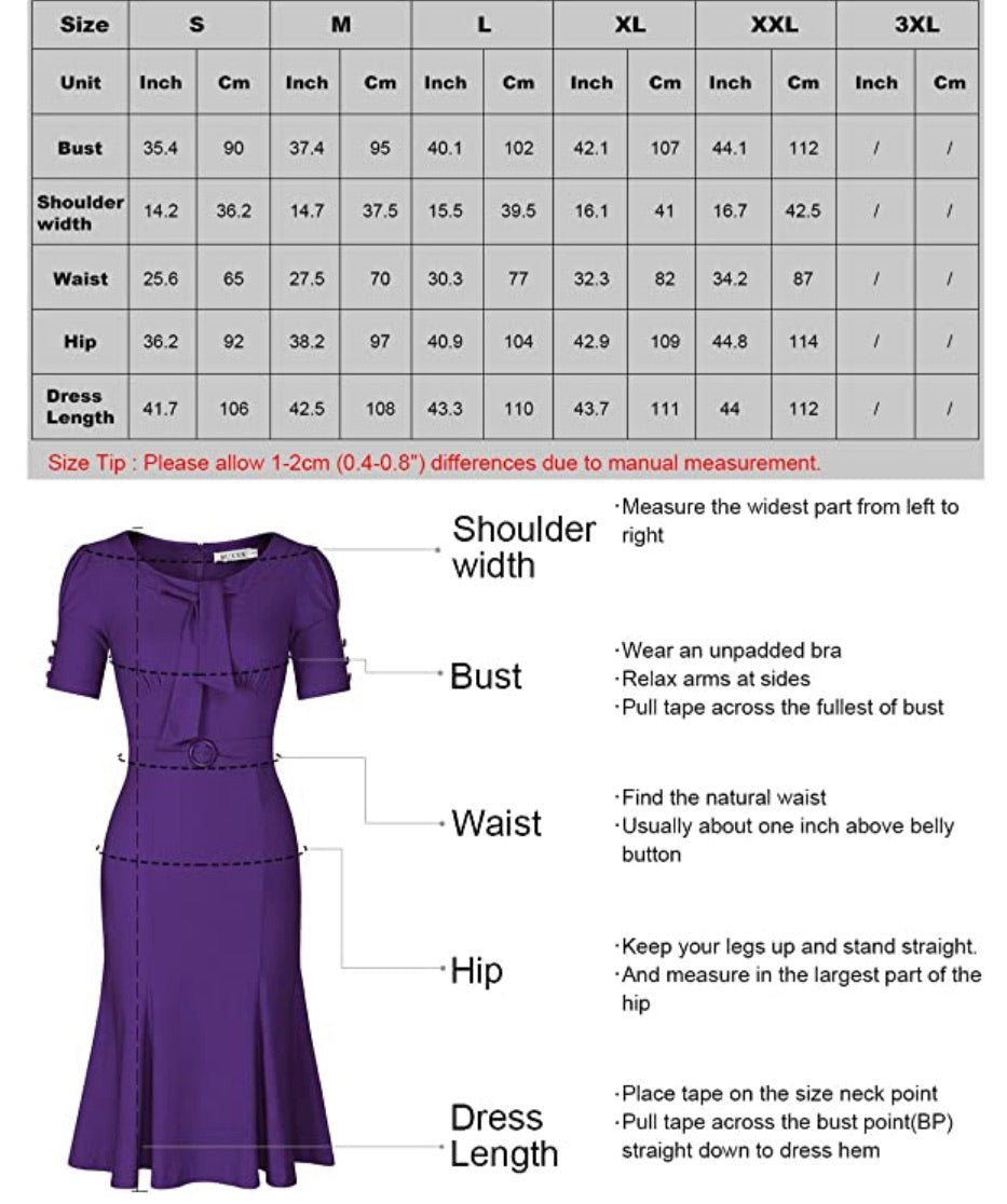 1950’s Style Short Sleeve Mermaid Dress, Sizes Small - 2XLarge (Sky Blue) - Uylee's Boutique