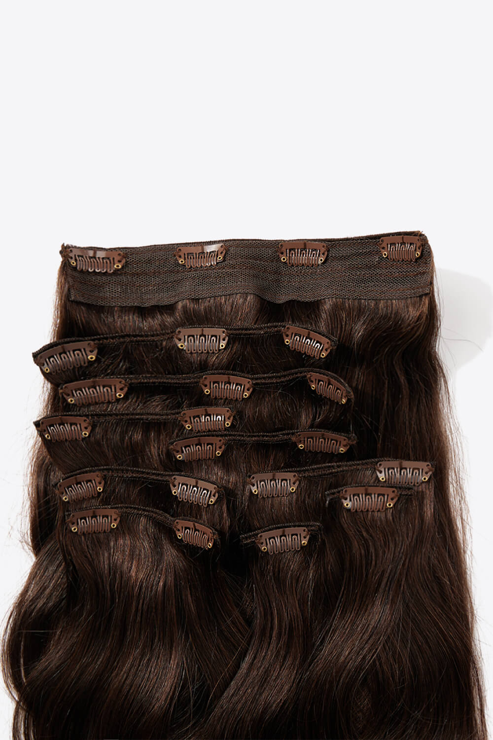 20" 200g #2 Clip-in Hair Extensions Human Virgin Hair - Uylee's Boutique