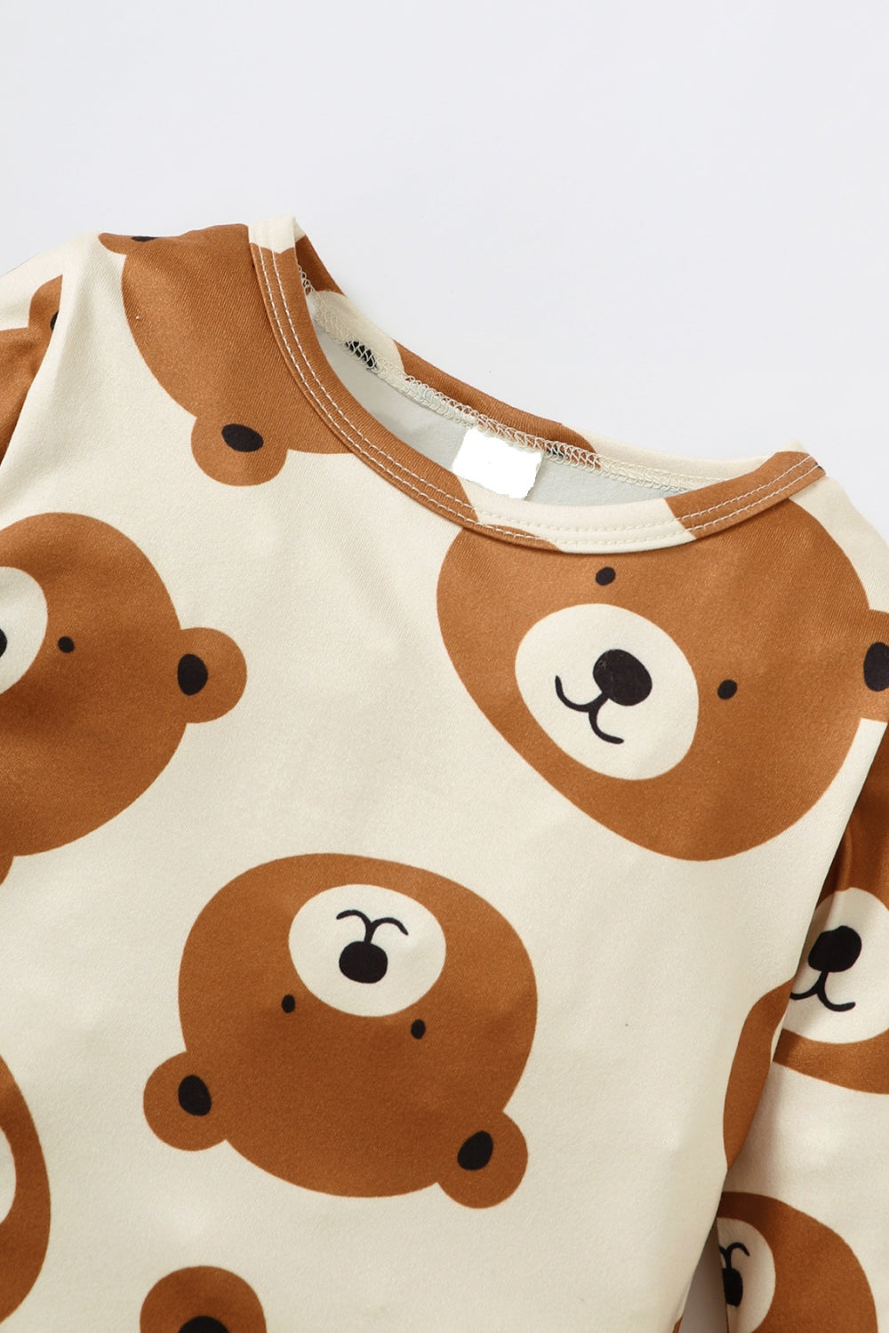 Uylee's Boutique Kids Bear Print Top and Overalls Set