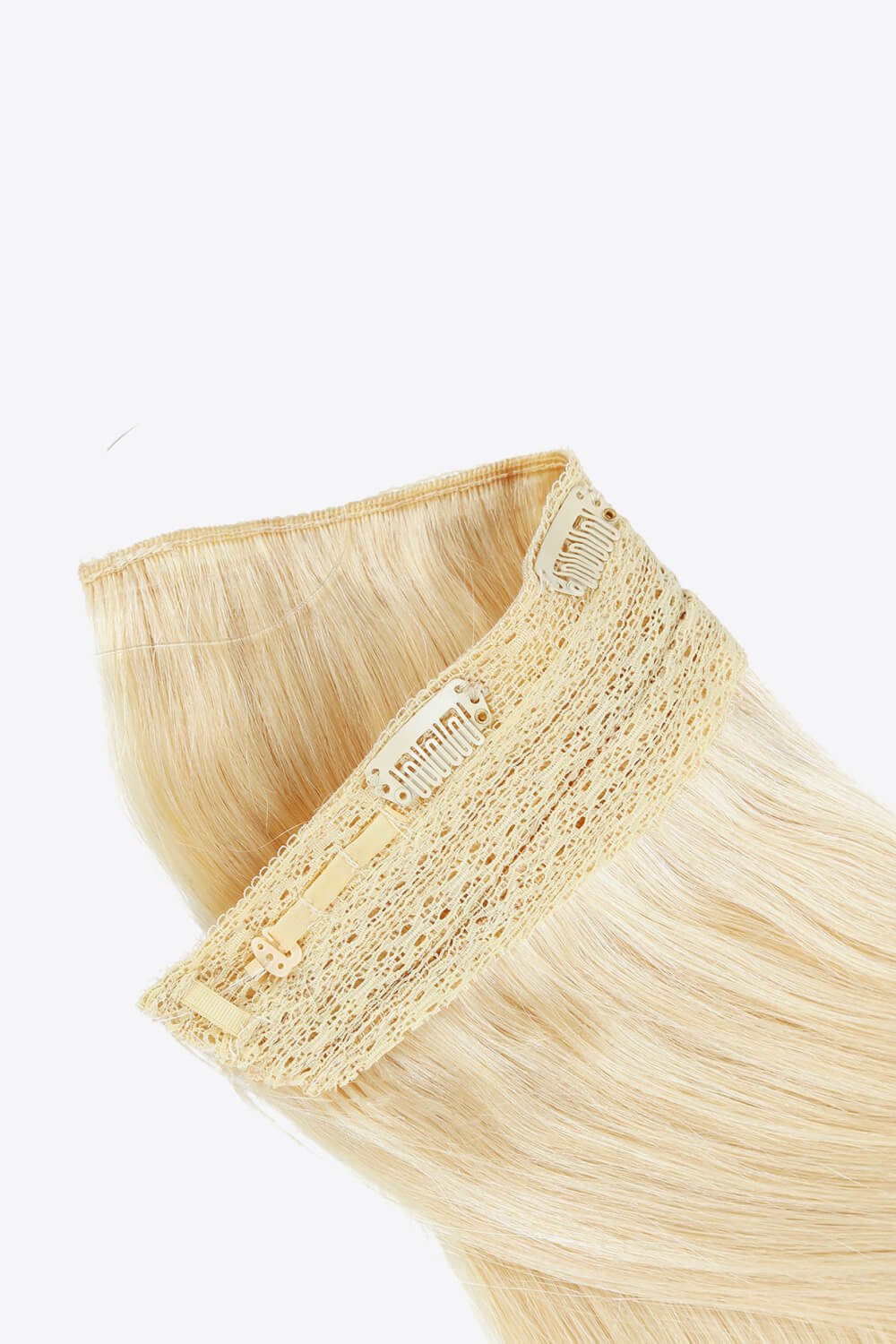 22" 100g Fully Handmade Straight Indian Human Halo Hair - Uylee's Boutique