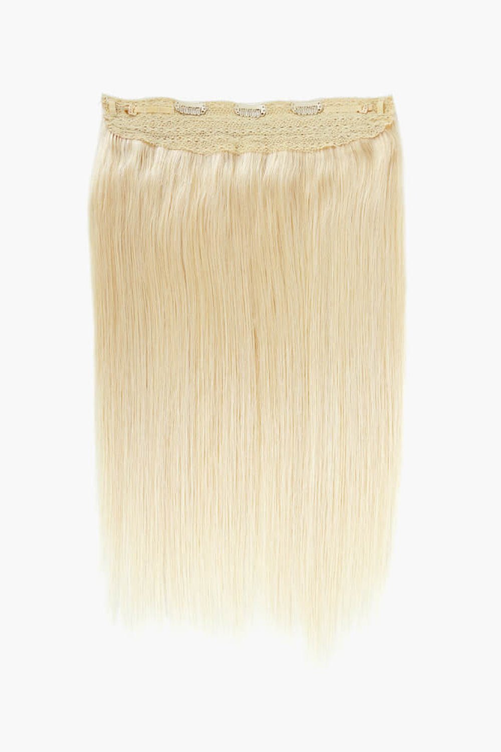 22" 100g Fully Handmade Straight Indian Human Halo Hair - Uylee's Boutique