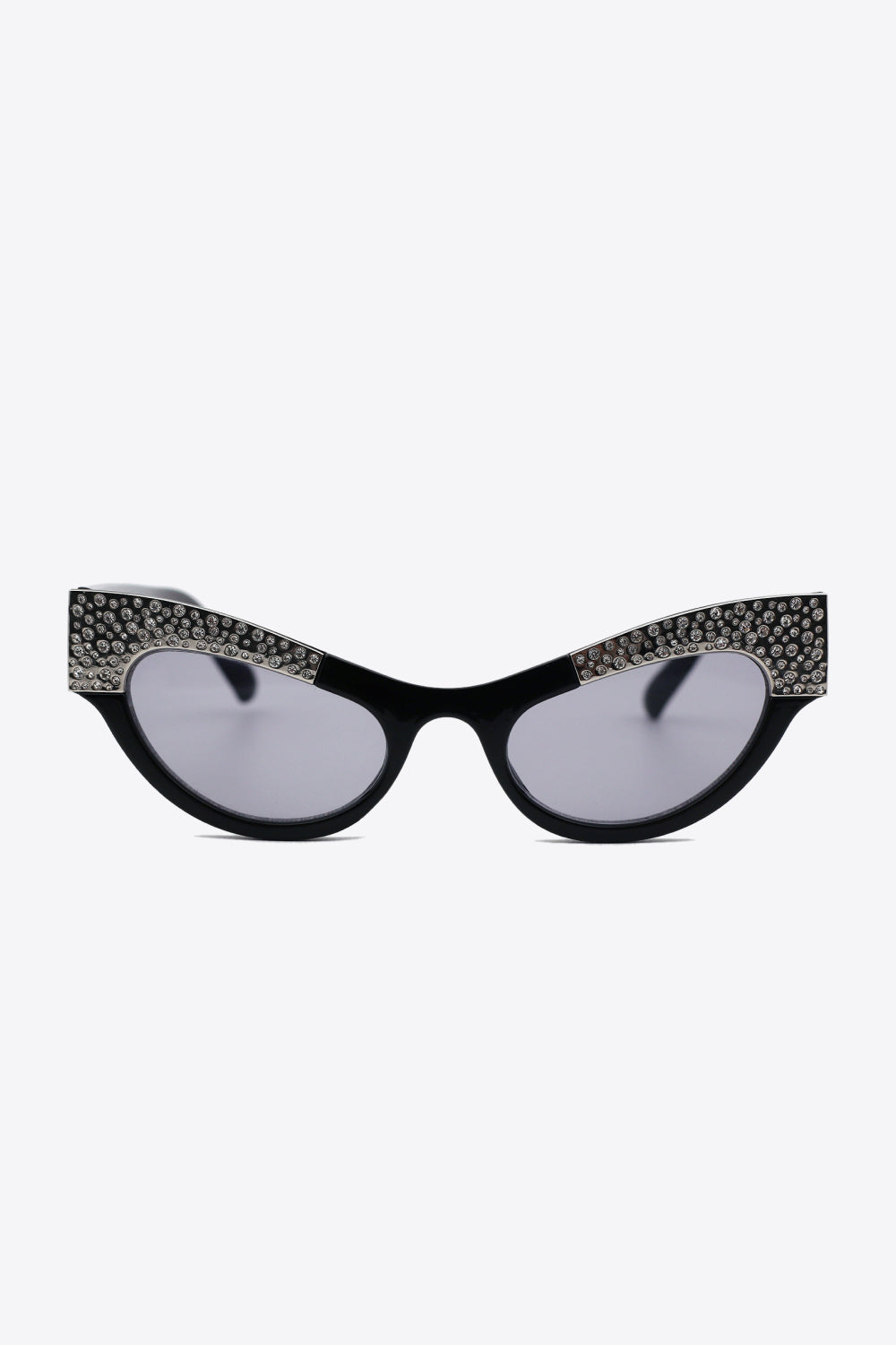 Uylee's Boutique UV400 Rhinestone Trim Cat-Eye Sunglasses