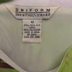 John Paul Richard Floral 100% Silk Skirt, US Size 10