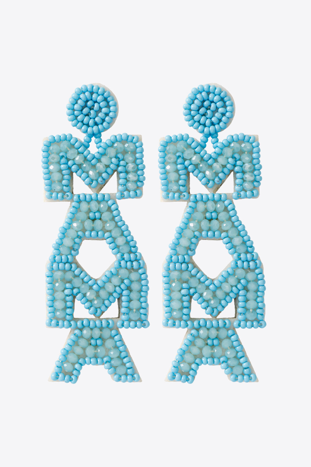 Mama Fashion Beaded Earrings