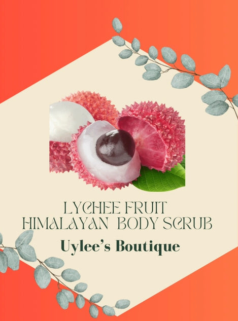 Lychee Fruit Himalayan Body Scrub, 16 oz