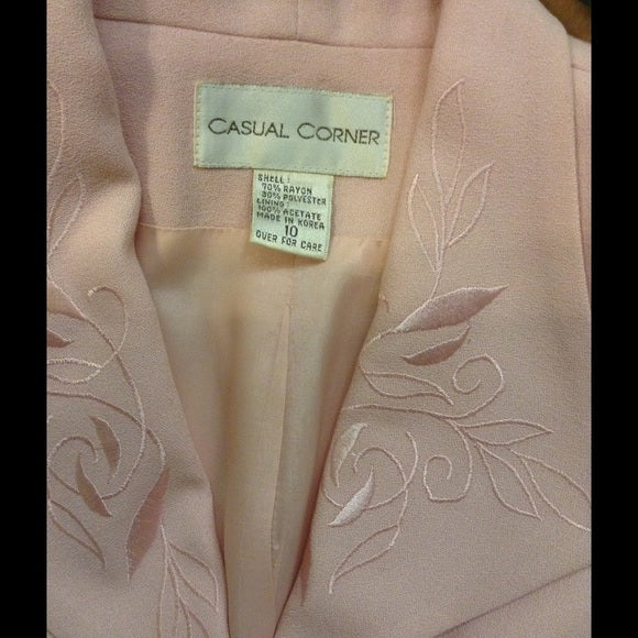 Casual Corner Two Piece Ladies Dress Suit, US Size 10 - Gently Used