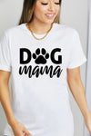 Simply Love DOG MAMA グラフィック コットン T シャツ