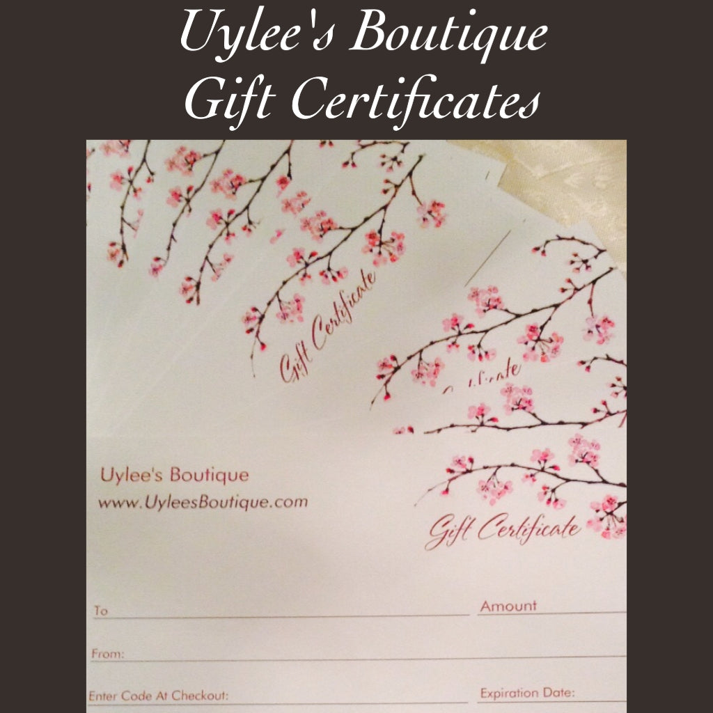 Uylee's Boutique Gift Certificates