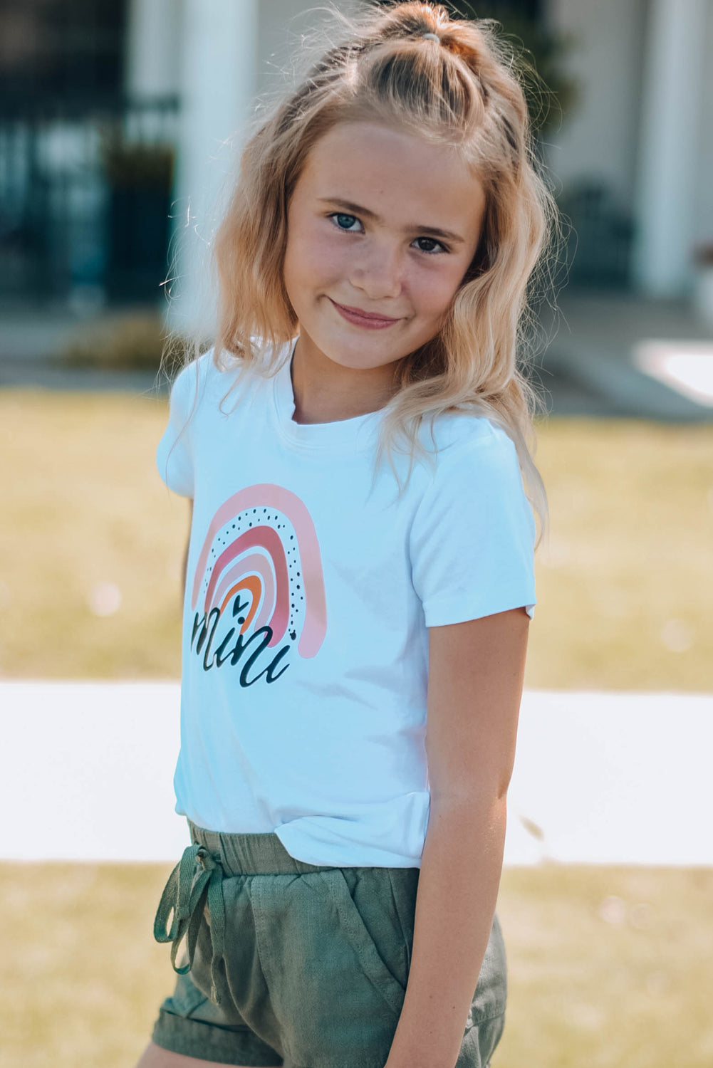 Uylee’s Boutique Girls Graphic Round Neck Tee Shirt (Mommy and Me Top)