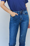 Jeans Relax Fit Judy Blue Aila Short Full Size Mid Rise Cropped