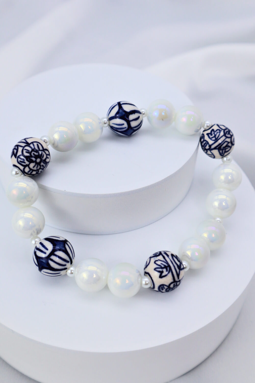 Handmade Synthetic Pearl Bracelet