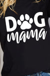 Simply Love DOG MAMA グラフィック コットン T シャツ