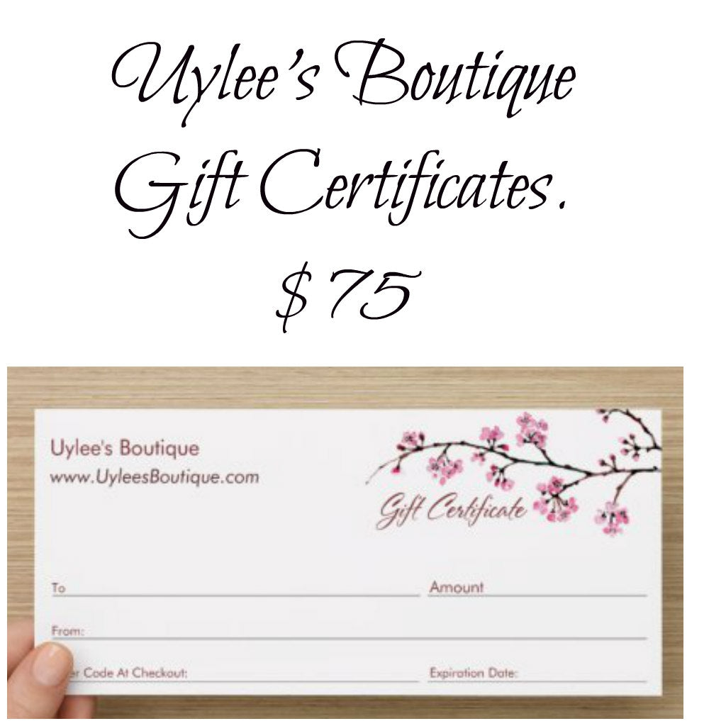 Uylee's Boutique Gift Certificates