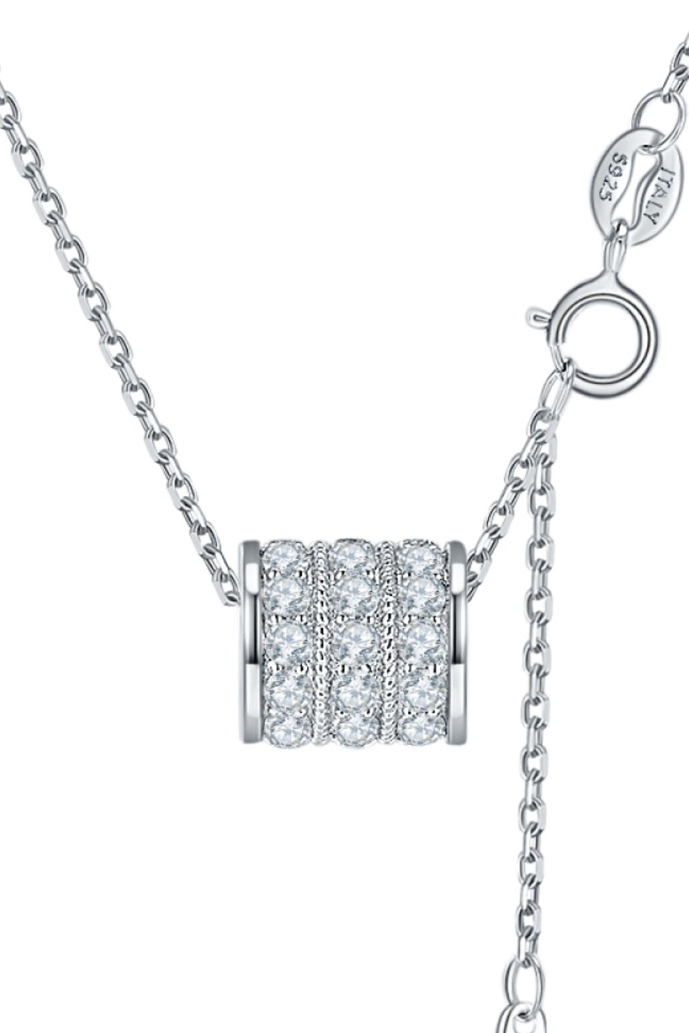 Uylees Boutique Moissanite 925 Sterling Silver Necklace