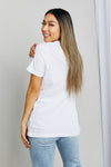 Simply Love DON'T QUIT グラフィック コットン T シャツ