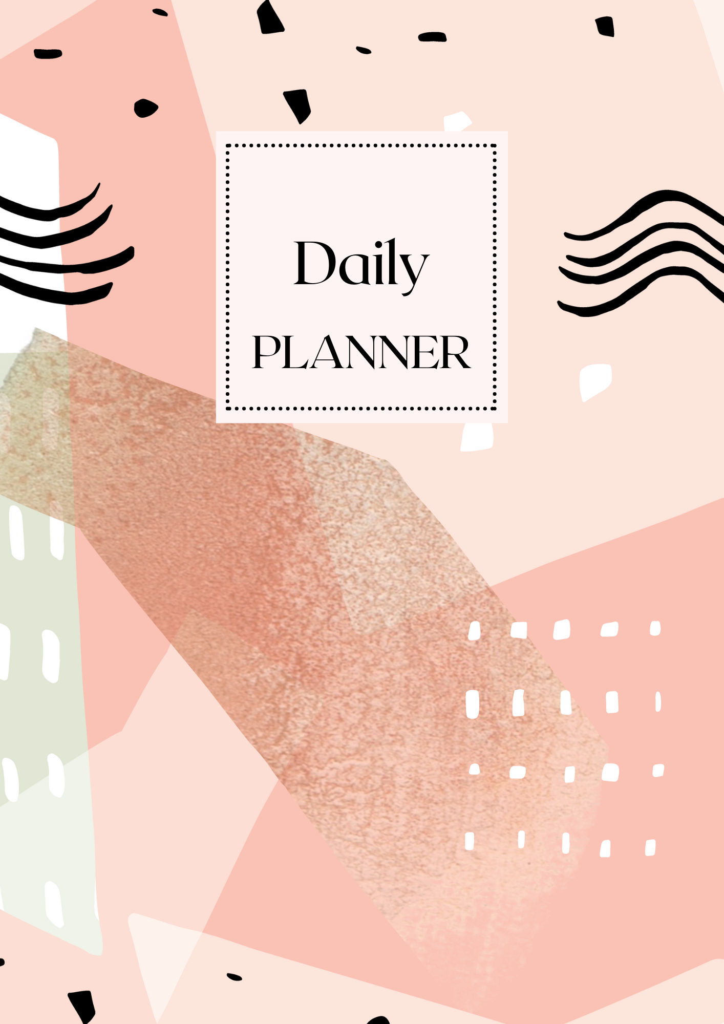 My Daily Planner Appointment Book - pdf printout (DIGITAL DOWNLOAD ONLY)