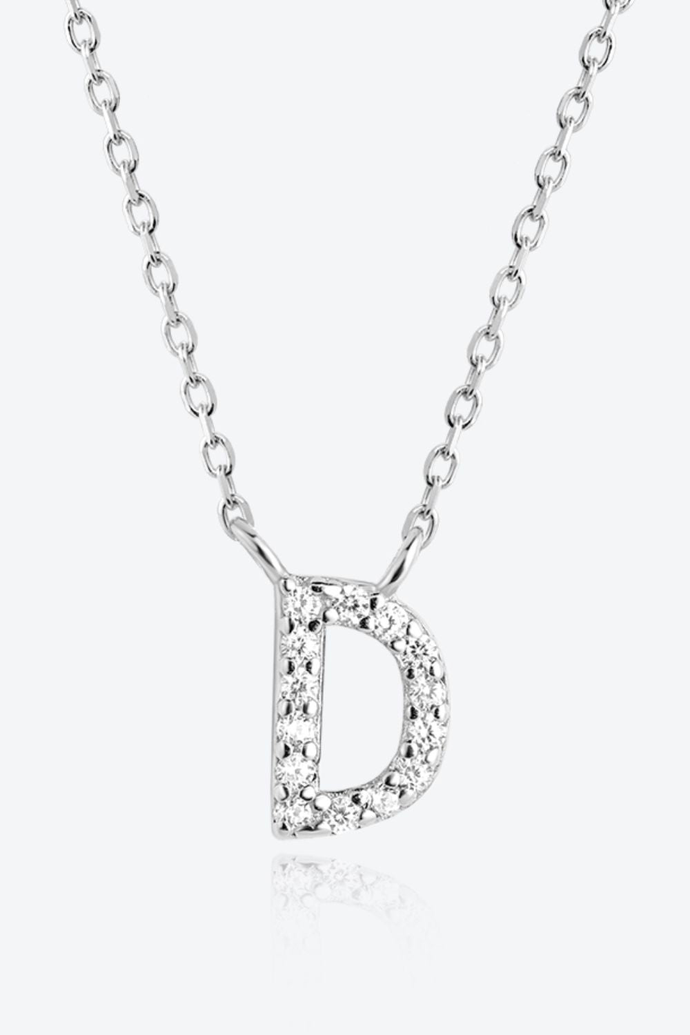 A To F Zircon 925 Sterling Silver Necklace - Uylee's Boutique