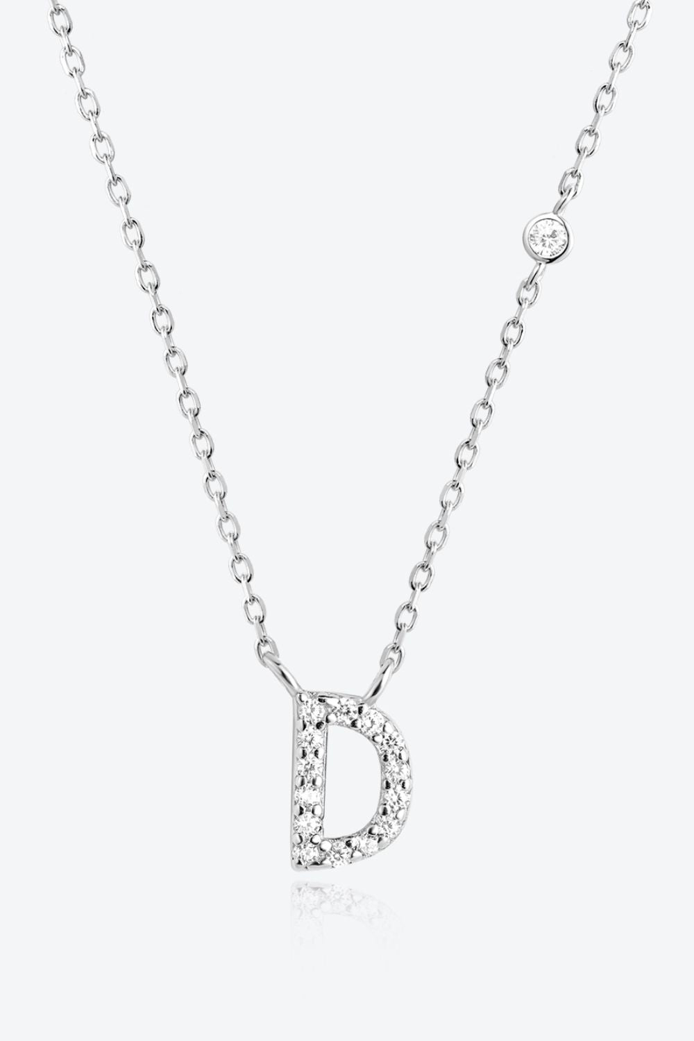 A To F Zircon 925 Sterling Silver Necklace - Uylee's Boutique