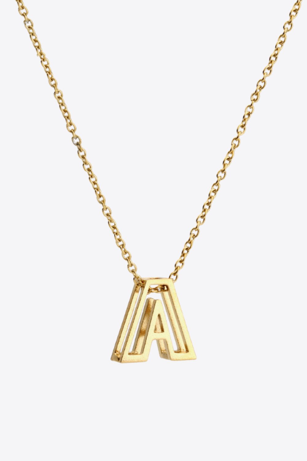 A to J Letter Pendant Nekclace - Uylee's Boutique