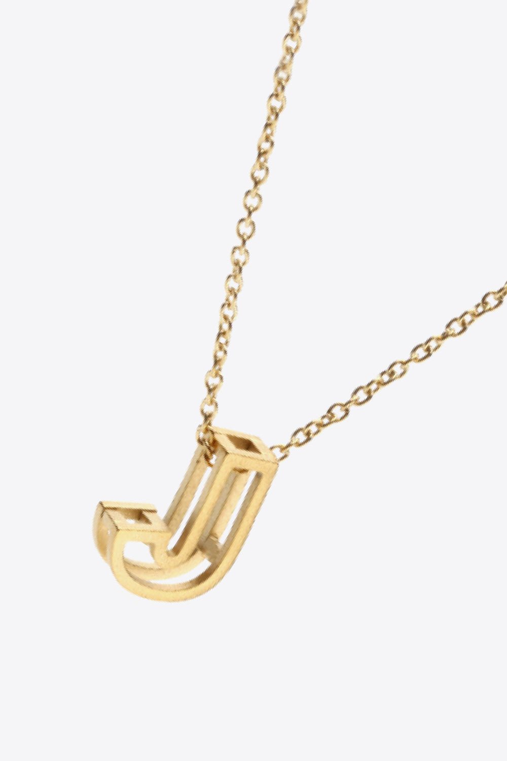 A to J Letter Pendant Nekclace - Uylee's Boutique