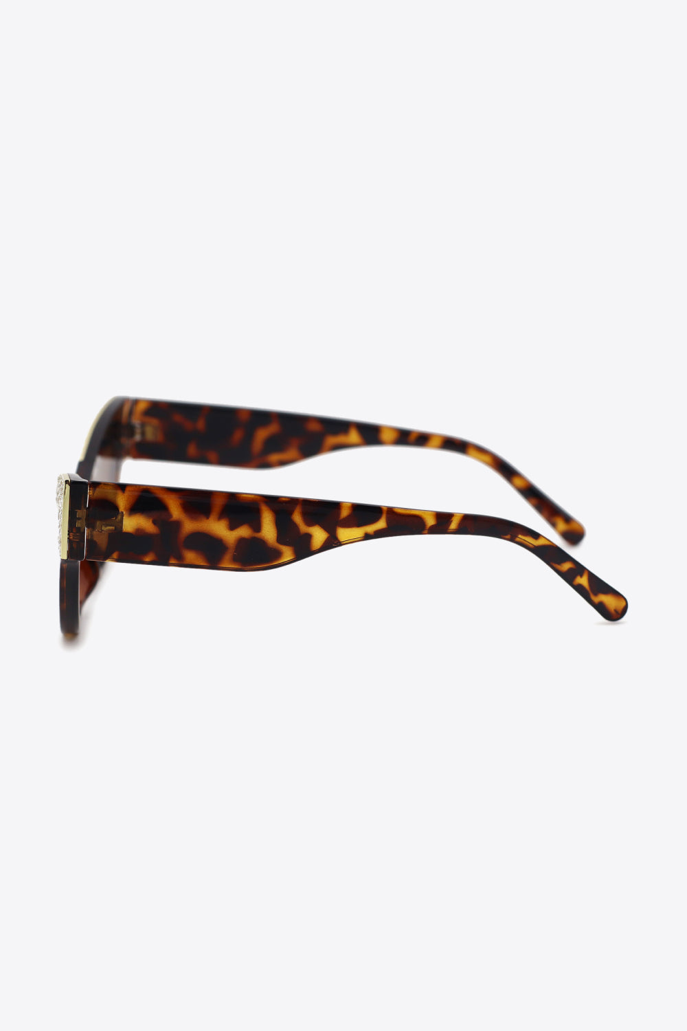 Uylee's Boutique UV400 Rhinestone Trim Cat-Eye Sunglasses