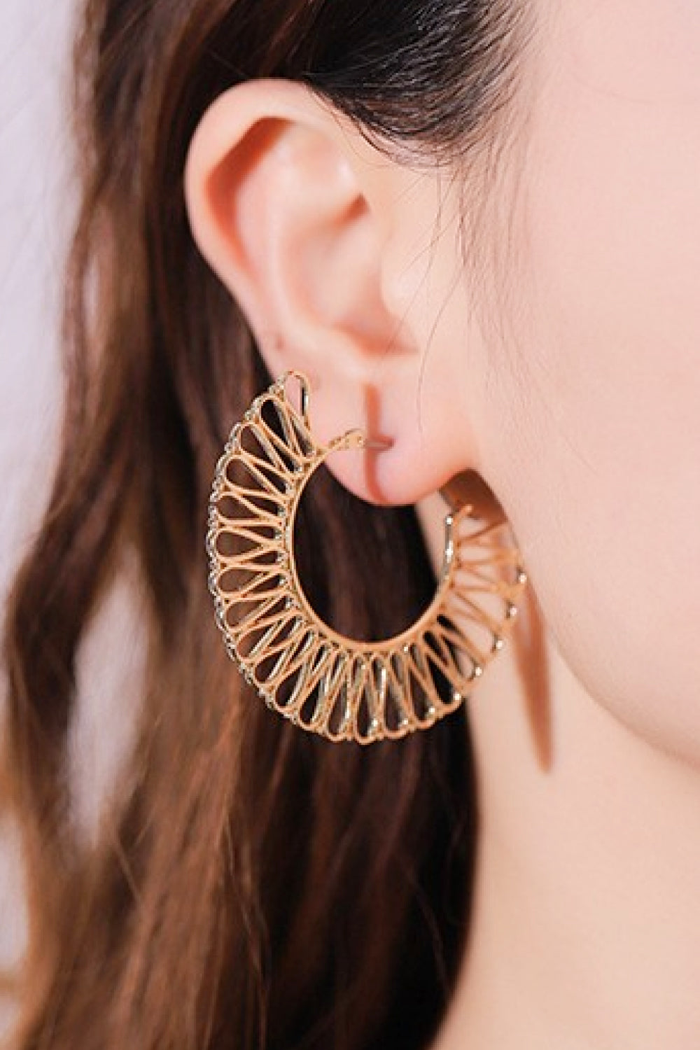 Uylee’s Boutique 18K Gold-Plated Cutout Earrings