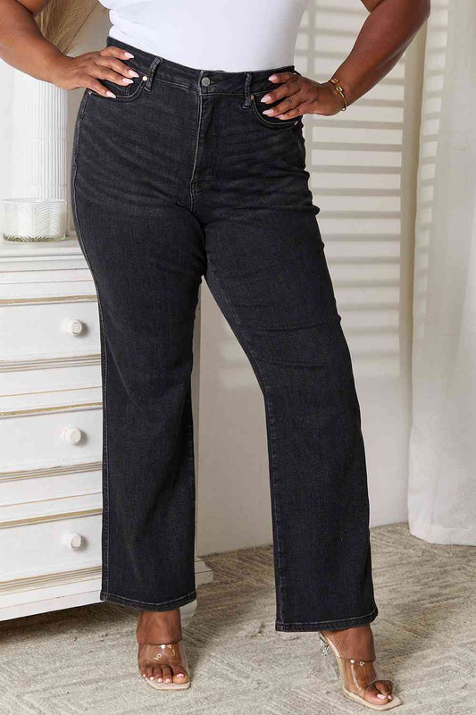 Judy Blue Kailee Tummy Control High Waisted Straight Jeans