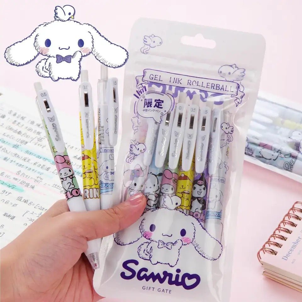 Adorable Kawaii Sanrio Hello Kitty and Friends 0.5mm Gel Pens - Uylee's Boutique