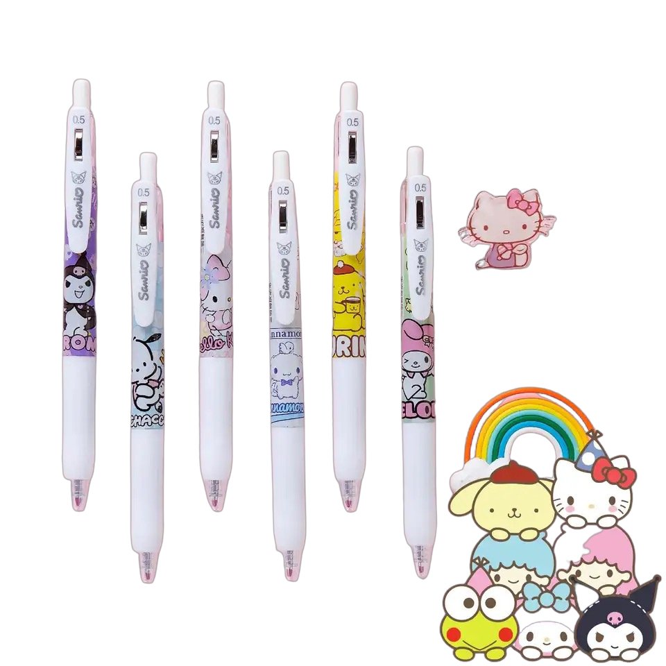 Adorable Kawaii Sanrio Hello Kitty and Friends 0.5mm Gel Pens - Uylee's Boutique