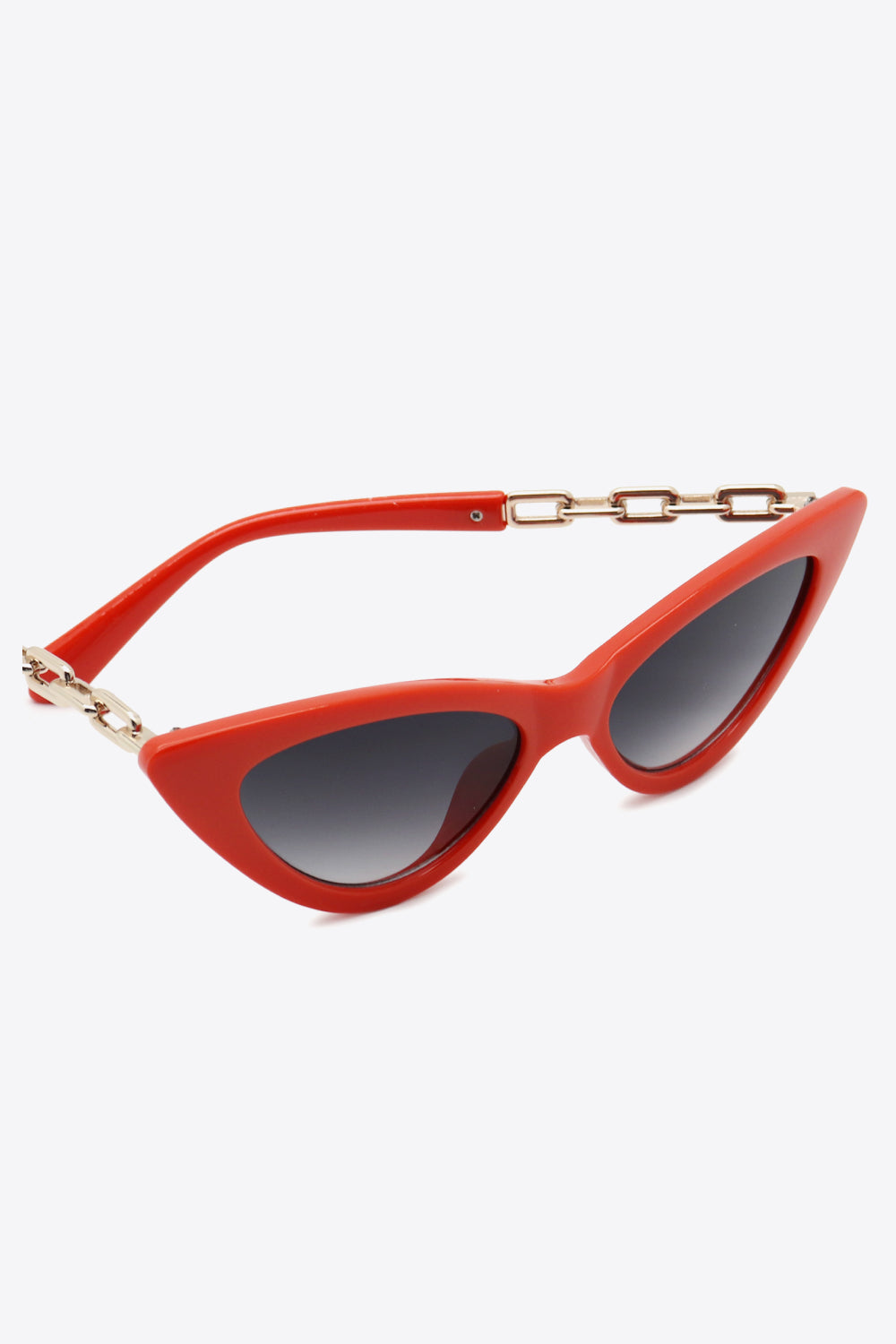 Uylee's Boutique Chain Detail Cat-Eye Sunglasses