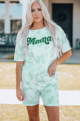 Women Printed Letter Graphic Lounge Set (Mommy and Me Set)