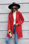 Lapel Collar Long Sleeve Blazer
