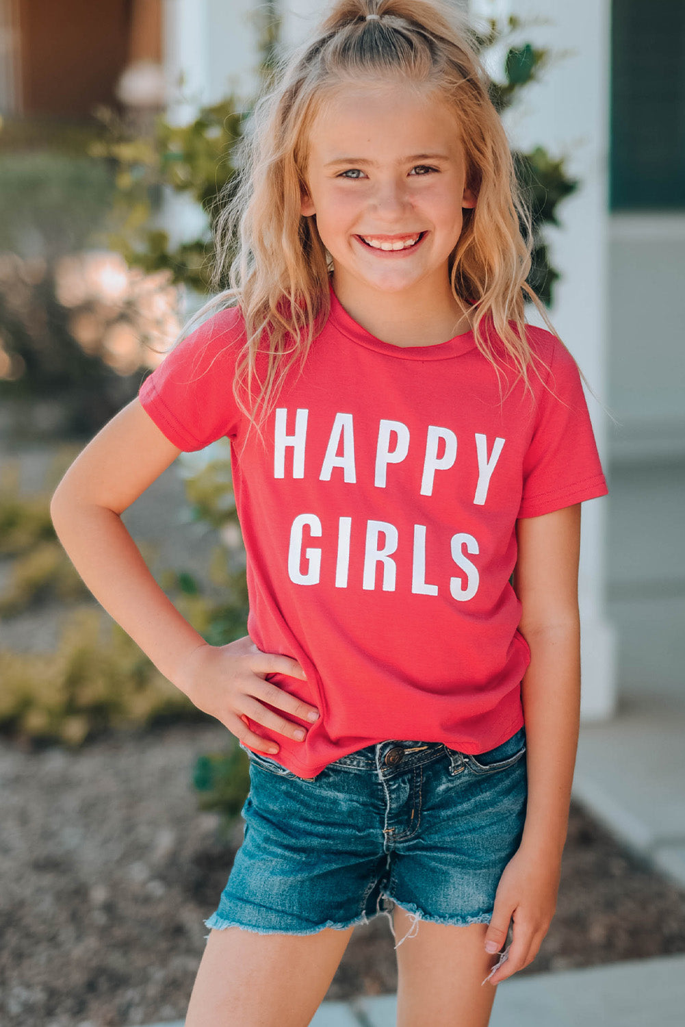 Uylee’s Boutique Girls Letter Graphic Short Sleeve T-Shirt (Mommy and Me Top)