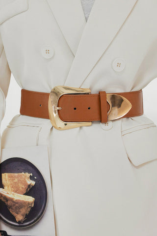 Uylee's Boutique Elastic Wide PU Belt