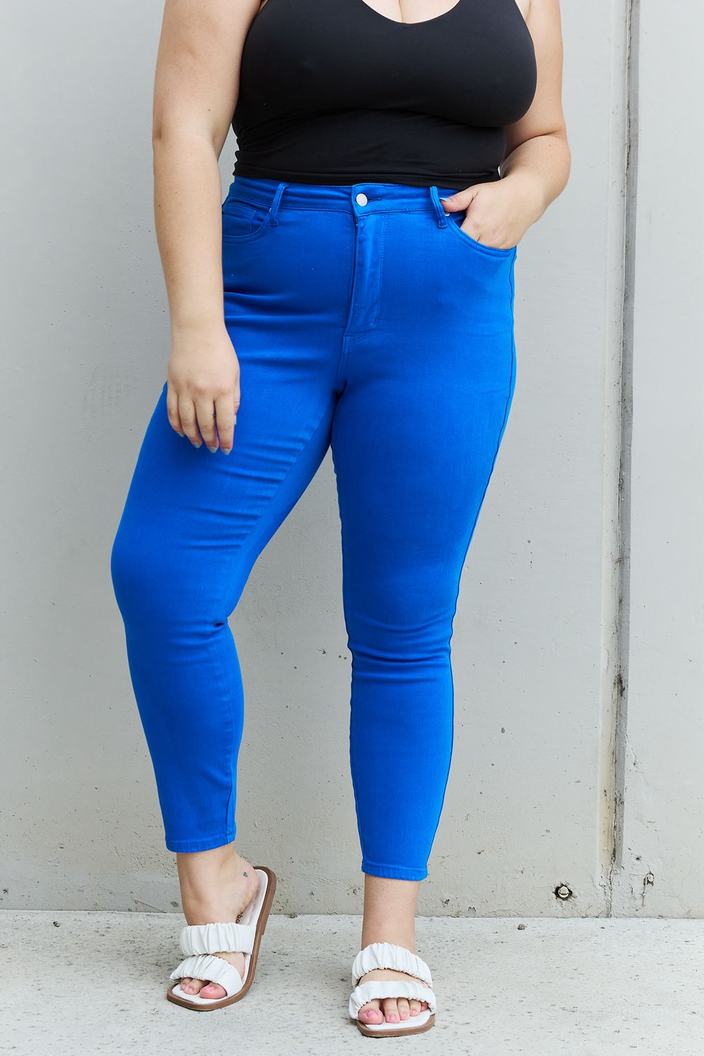 Judy Blue Stacy Full Size High Waist Tummy Control Skinny Jeans