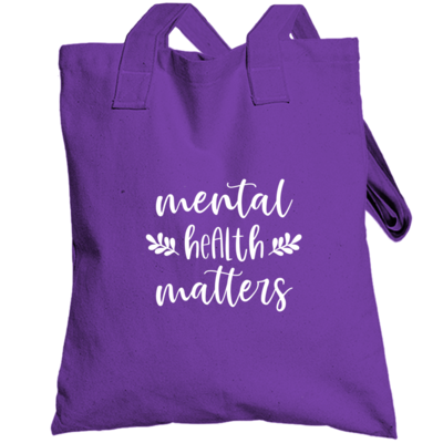 Mental Health Matters Totebag - Purple Totebag