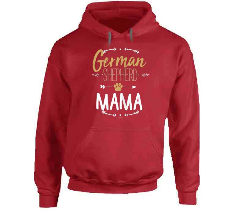 German Shepherd Mama Ladies T Shirt