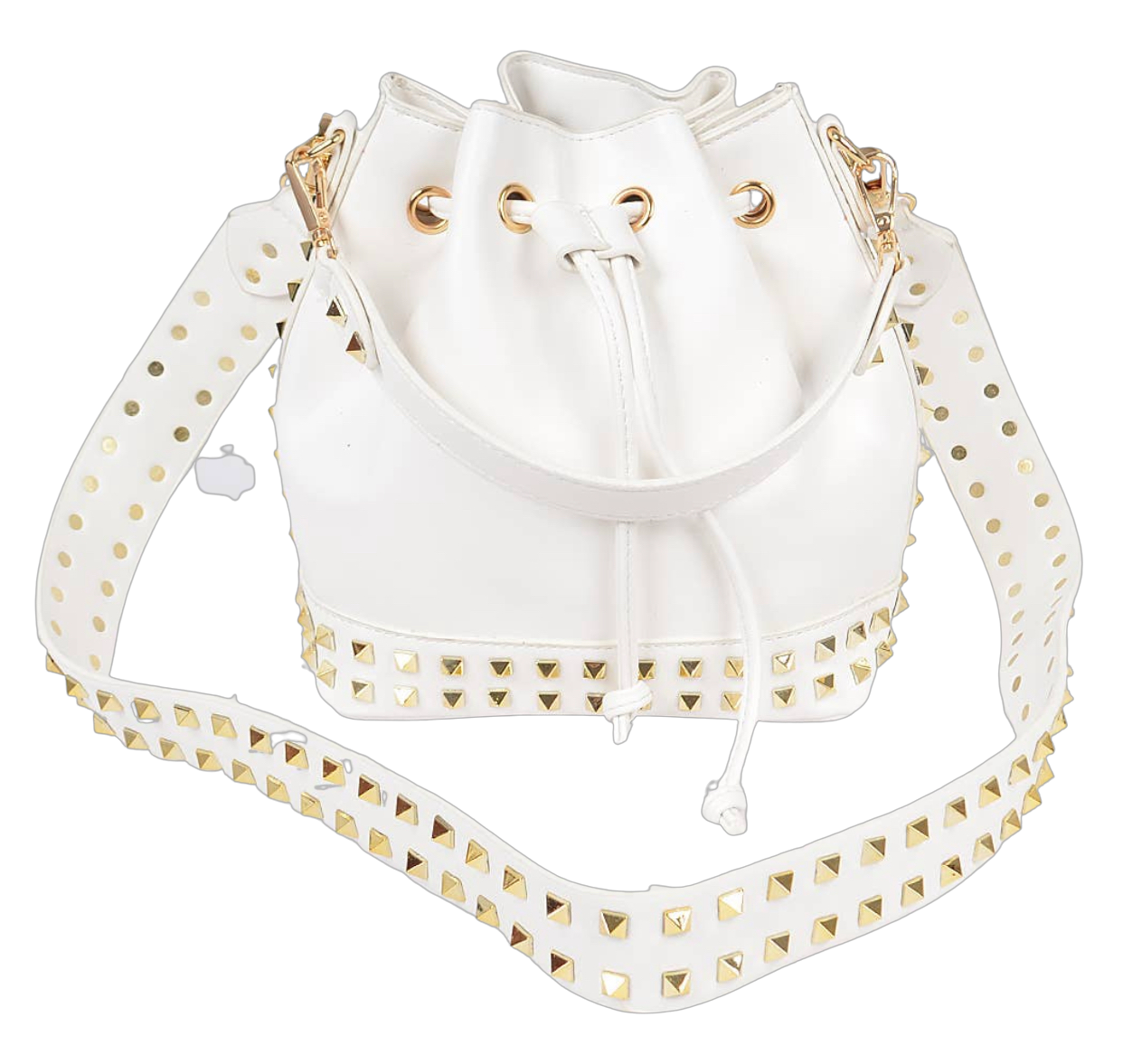 Studded Bucket Crossbody Bag