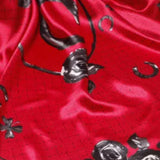Beautiful Brand New Rose Print Silk Shawls / Scarves