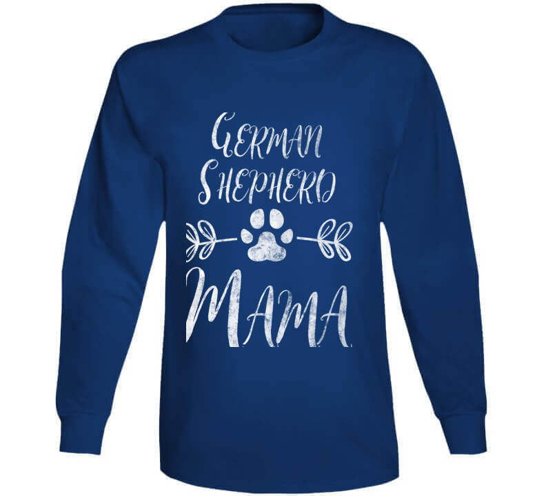 German Shepherd Mama Ladies T Shirt