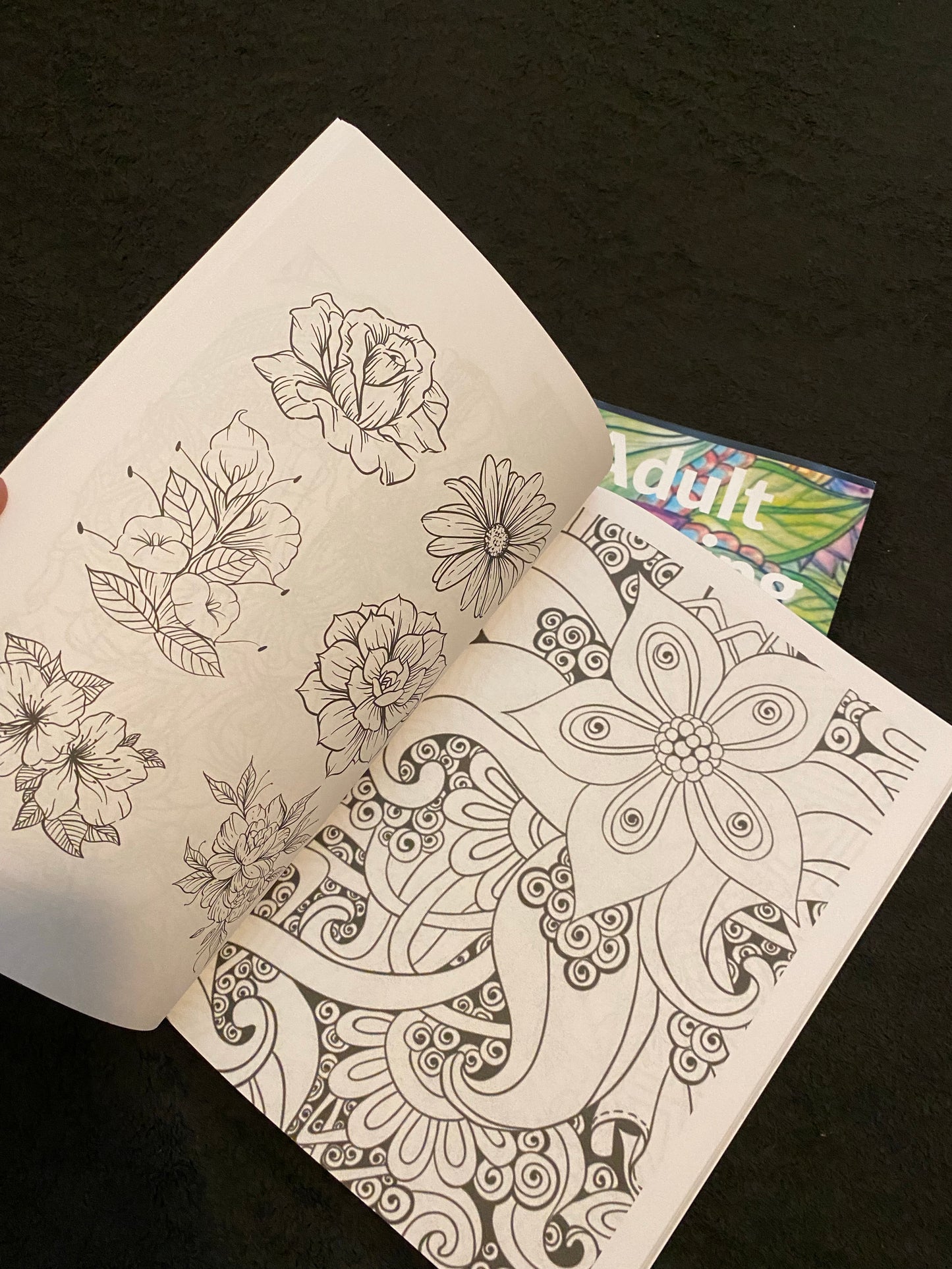 Stress Relief Adult Coloring Book