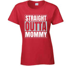Black Straight Outta Mommy Baby One Piece