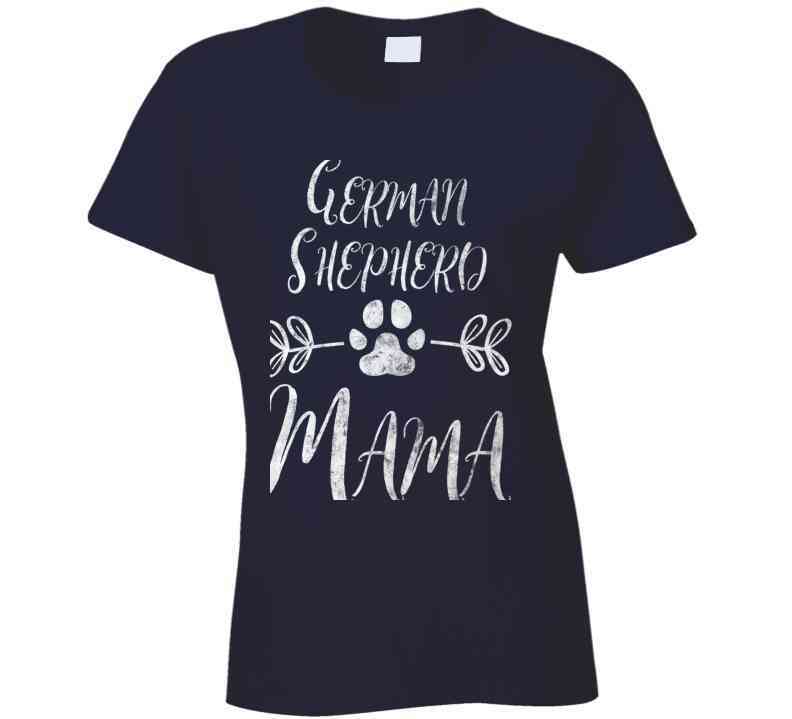 German Shepherd Mama Ladies T Shirt