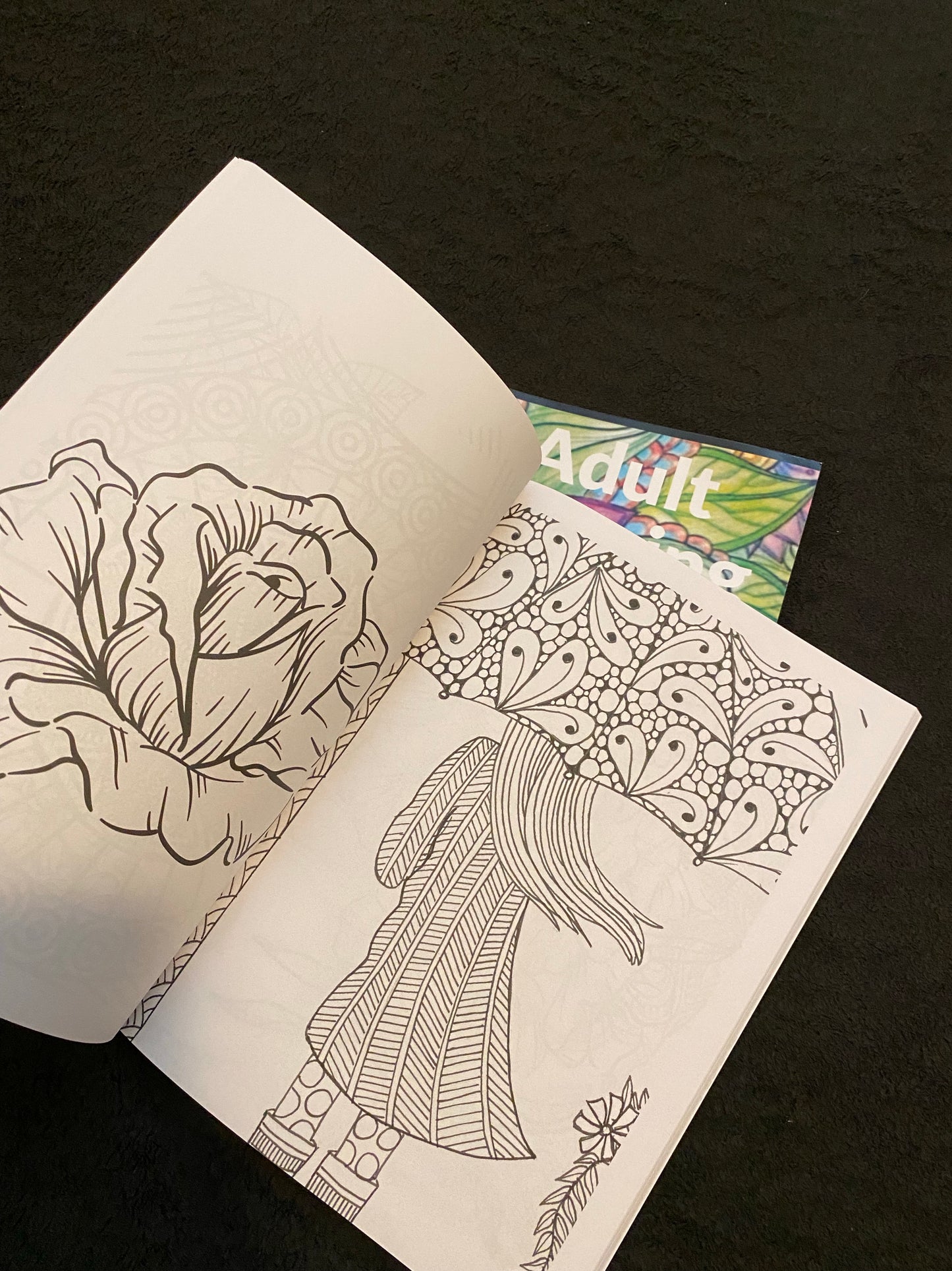 Stress Relief Adult Coloring Book