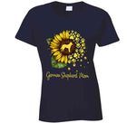 German Shepherd Mom Ladies T Shirt