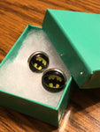 BatGirl Glass Dome Earrings